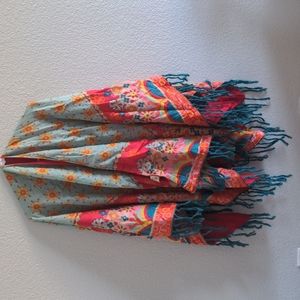 Natural life cape, kimono, wrap, blanket